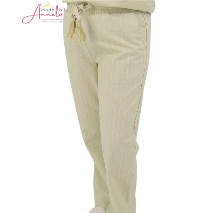 Elvira broek Jessie 26-024 streep Sage